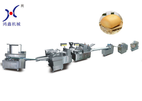 Touch Screen H1690mm Sandwich Bread Production Line
