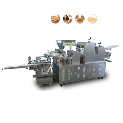 Línea europea de producción de pan de acero inoxidable 304 con 6 hojas de corte 3.5KW
