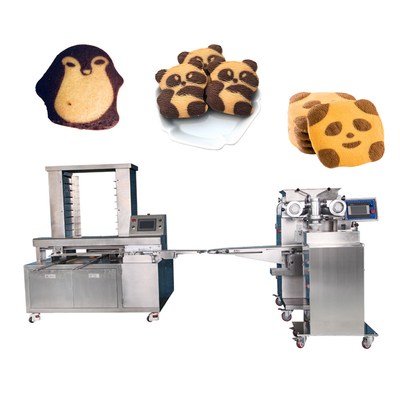 Línea de producción de galletas de acero inoxidable de alta eficiencia con diferentes formas