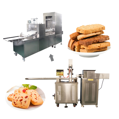 Línea de producción de galletas congeladas automática para cortar y ordenar