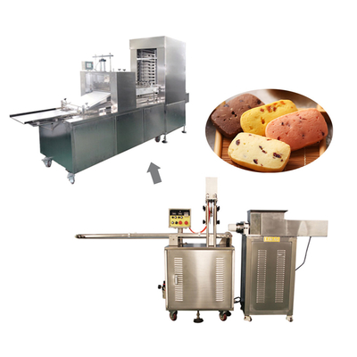Equipo de horneado automático Línea de producción de galletas congeladas con depositador de galletas