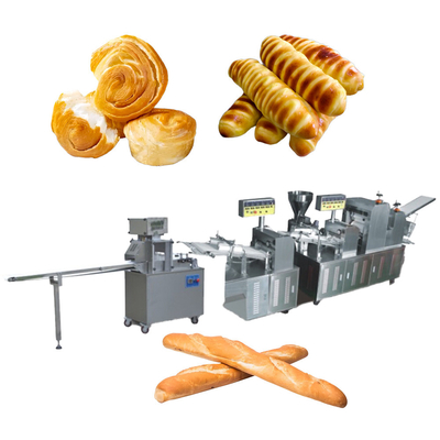Máquina automática de producción de pan de pan tostado triturado para la tienda