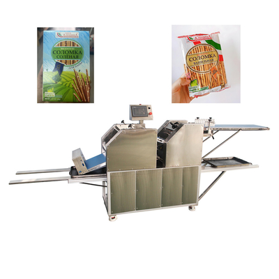 Máquina automática italiana Grissini para hacer palitos de pan con bandeja