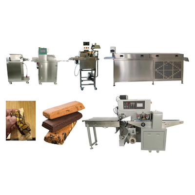 Línea de producción automática de barras de frutas de pasta de chocolate de fecha