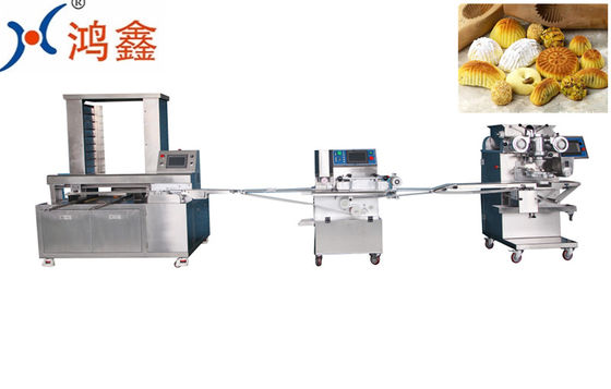 Cadena de producción automática de la torta de la luna de 3KW Maamoul