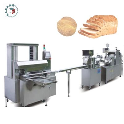 cadena de producción de la panadería de 1000kgh 800KG con la caja de la tostada