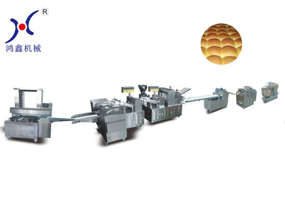 Cadena de producción europea del pan de HONGXIN 10000pcs/h