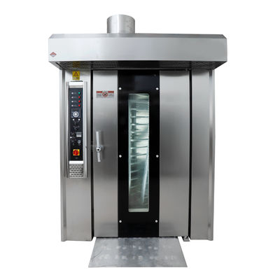 32 acero inoxidable del equipo 304 de la panadería de Tray Diesel Rotary Oven Industrial